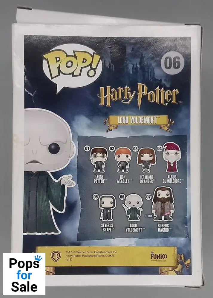 06 Lord Voldemort - Harry Potter - Damaged Box Funko POP