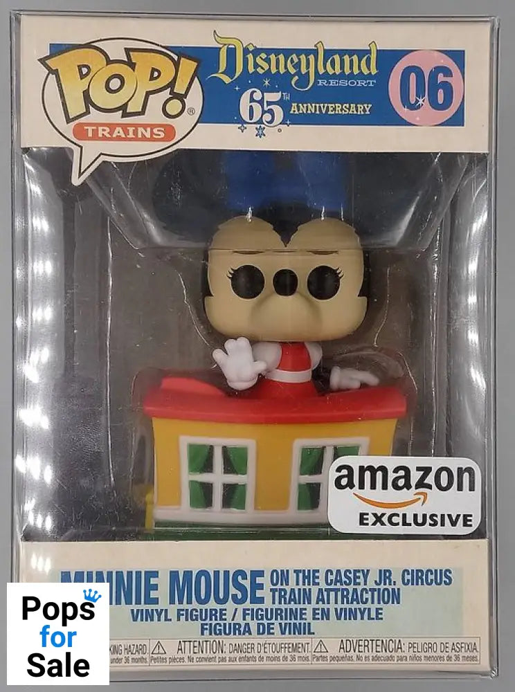 #06 Minnie Mouse (on the Casey Jr. Circus Train Attraction) Funko POP - PopsforSale.co.uk