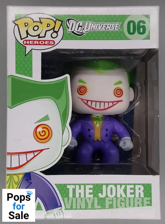 #06 The Joker - DC Universe- Box Damaged Funko POP - PopsforSale.co.uk