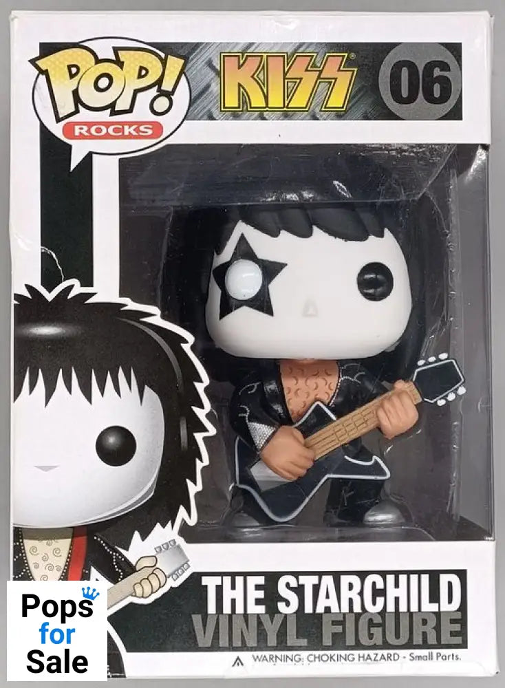 #06 The Starchild - KISS - Box Damaged Funko POP