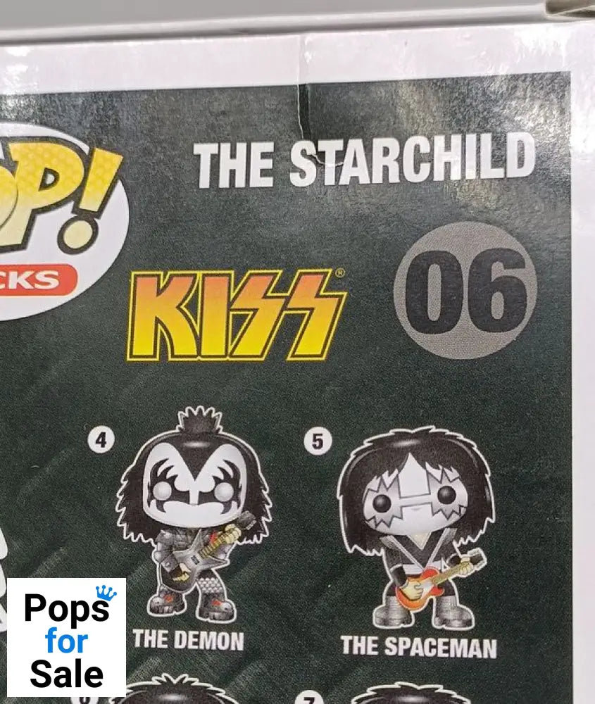 #06 The Starchild - KISS - Box Damaged Funko POP