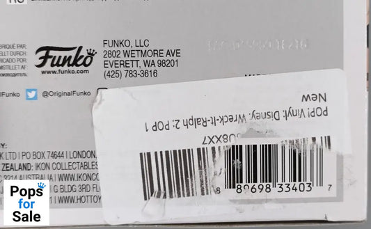 #06 Wreck-It Ralph - Disney (Wreck-It Ralph) - Box Damaged Funko POP
