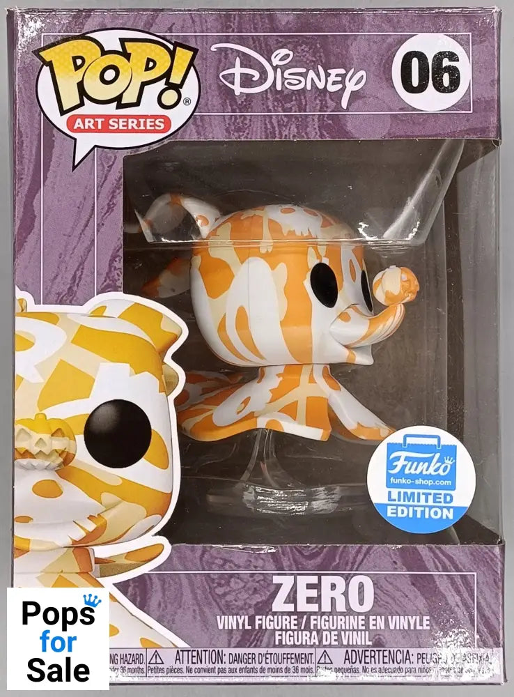 #06 Zero - Art Series Disney TNBC - Box Damaged Funko POP - PopsforSale.co.uk