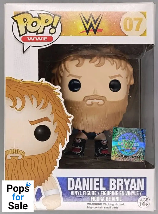 #07 Daniel Bryan (Red Boots) - WWE - Box Damaged Funko POP