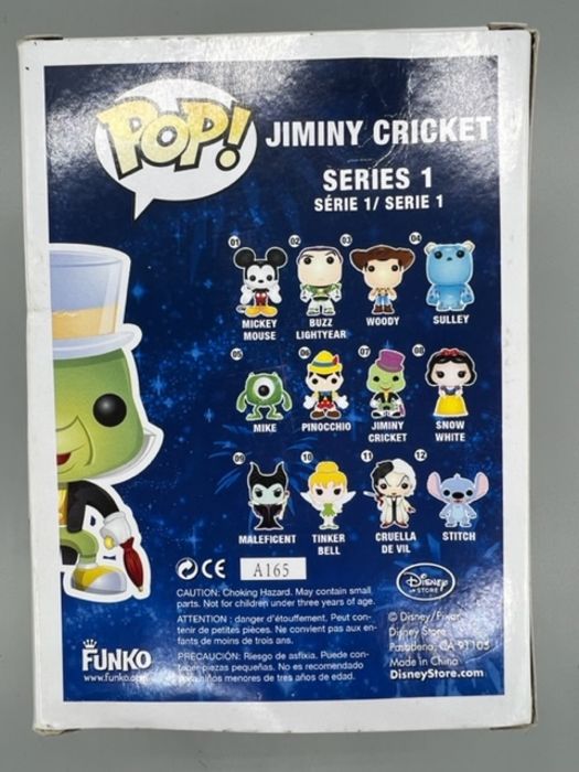 #07 Jiminy Cricket - Disney Pinocchio - Box Damaged Funko POP - PopsforSale.co.uk