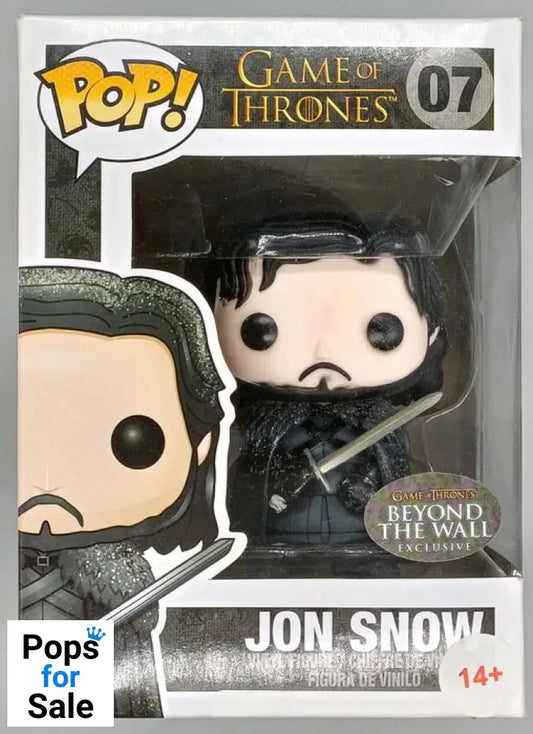 #07 Jon Snow (Beyond the Wall) - Game of Thrones Box Damaged Funko POP - PopsforSale.co.uk