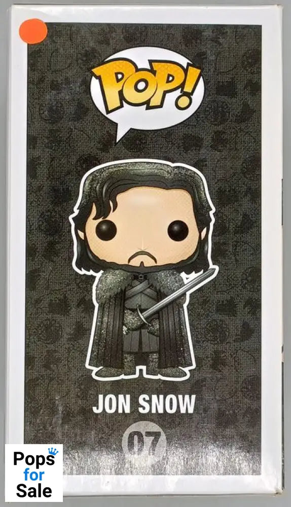 #07 Jon Snow (Beyond the Wall) - Game of Thrones Box Damaged Funko POP