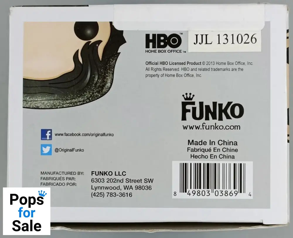 #07 Jon Snow (Beyond the Wall) - Game of Thrones Box Damaged Funko POP