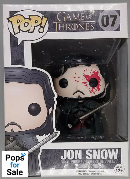 #07 Jon Snow (Bloody) - Game of Thrones Funko POP - PopsforSale.co.uk