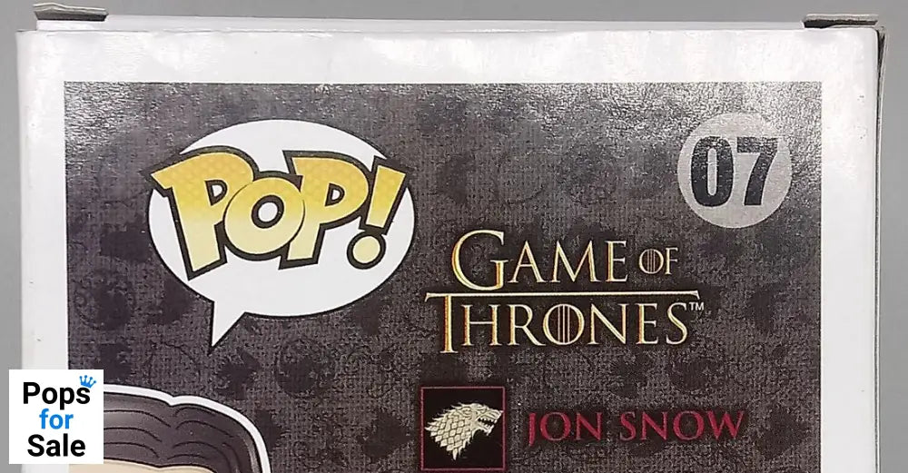 07 Jon Snow - Game of Thrones - Funko POP - Box Damaged