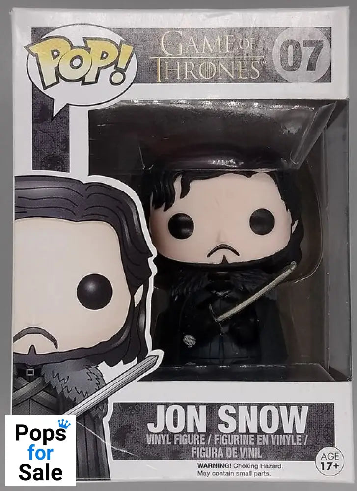 07 Jon Snow - Game of Thrones - Funko POP - Box Damaged