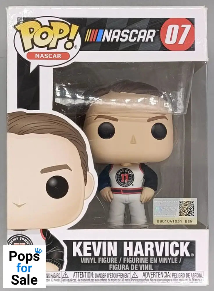 #07 Kevin Harvick - NASCAR - Box Damaged Funko POP