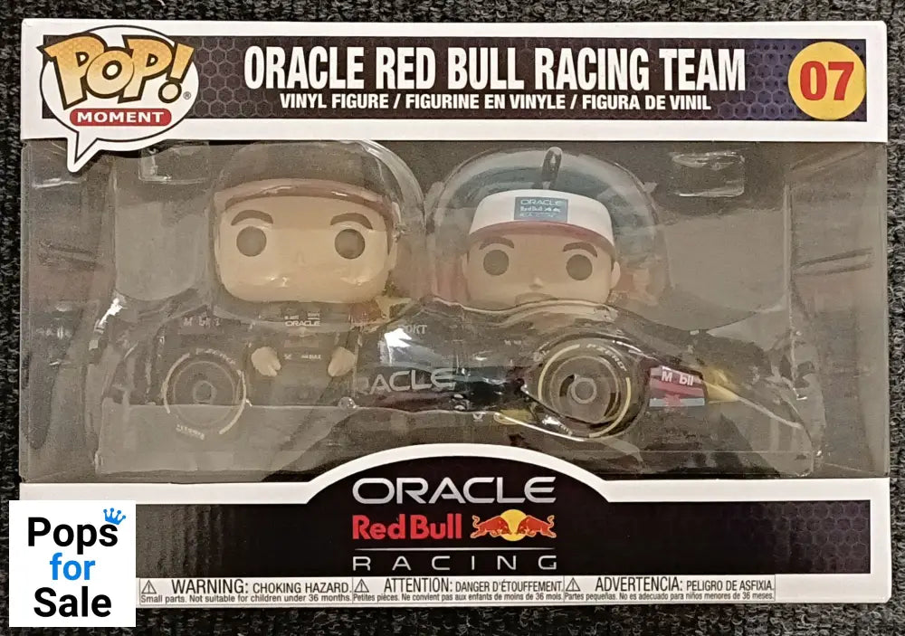 07 Oracle Red Bull Racing Team - Formula 1 F1 Racing Moment Funko POP - Brand New