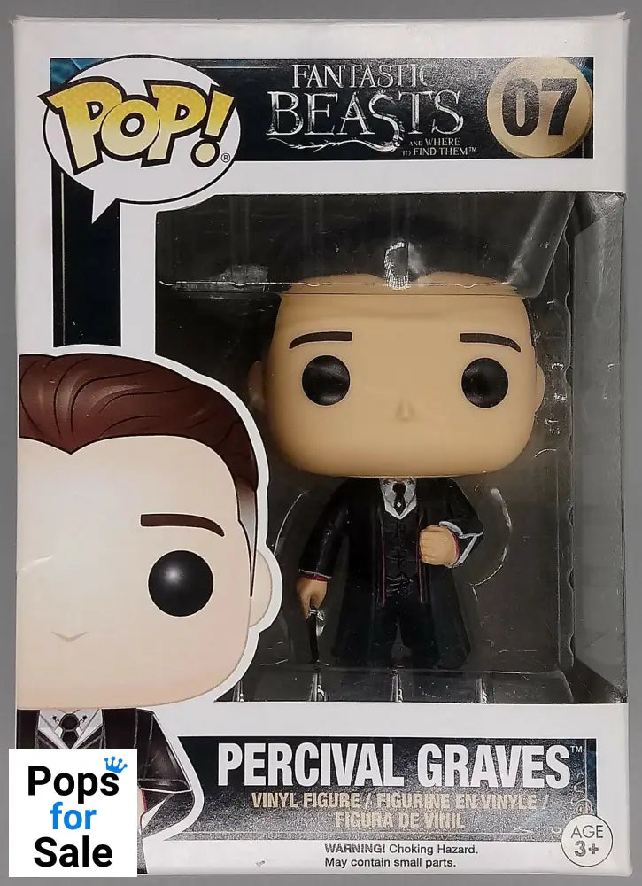 07 Percival Graves - Fantastic Beasts Funko POP - Box Damaged