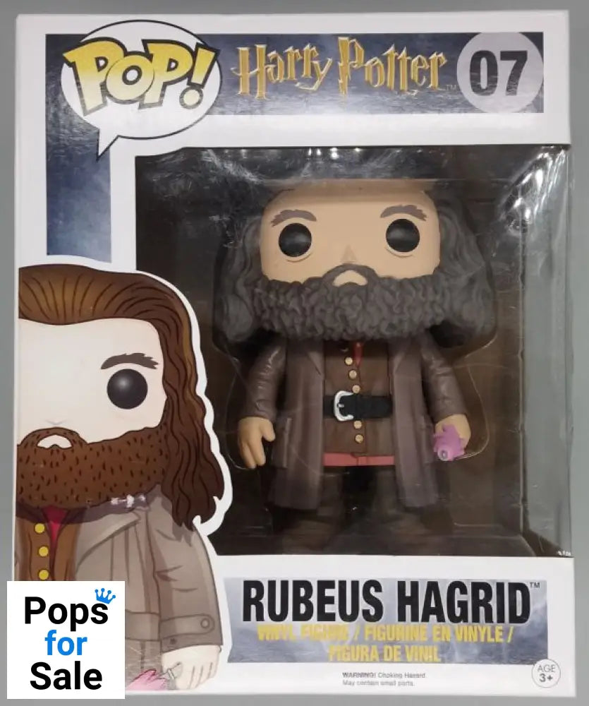 #07 Rubeus Hagrid - 6 Inch - Harry Potter - Box Damaged Funko POP - PopsforSale.co.uk