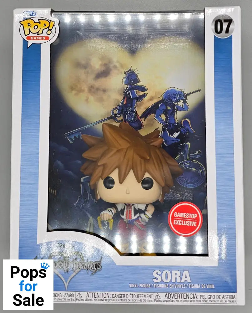 #07 Sora Games (Covers) - Kingdom Hearts - Box Damaged Funko POP