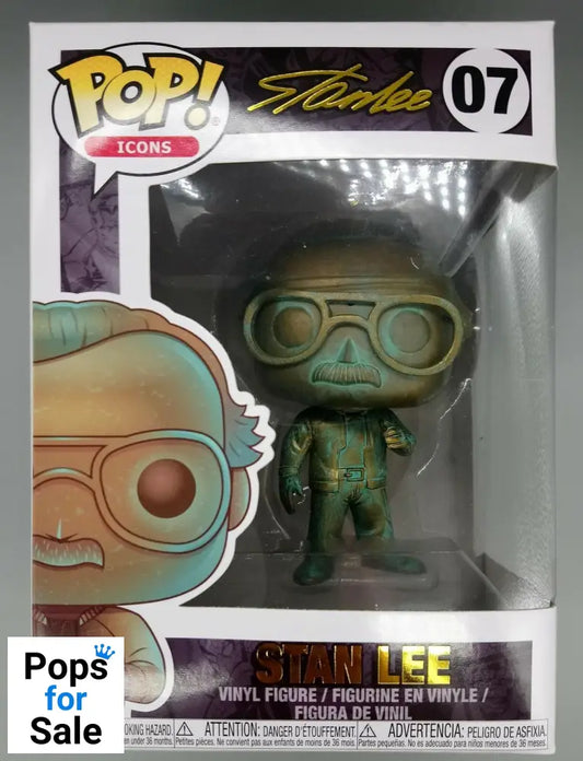 07 Stan Lee (Patina) - Stan Lee Funko POP