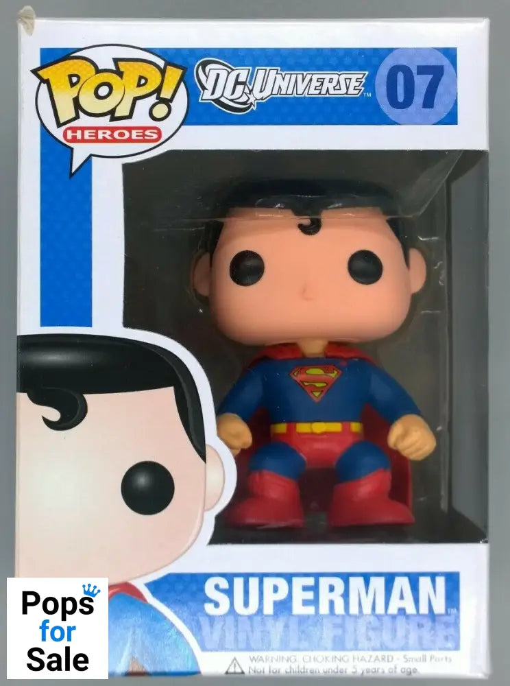 07 Superman (DC Universe) - Box Damaged Funko POP