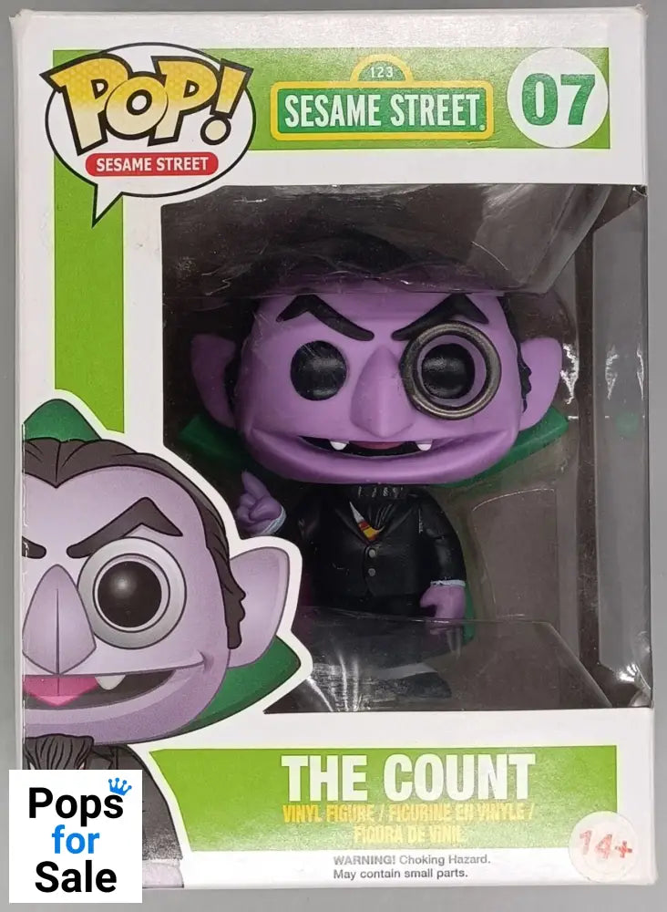07 The Count - Sesame Street - Funko POP - Box Damaged