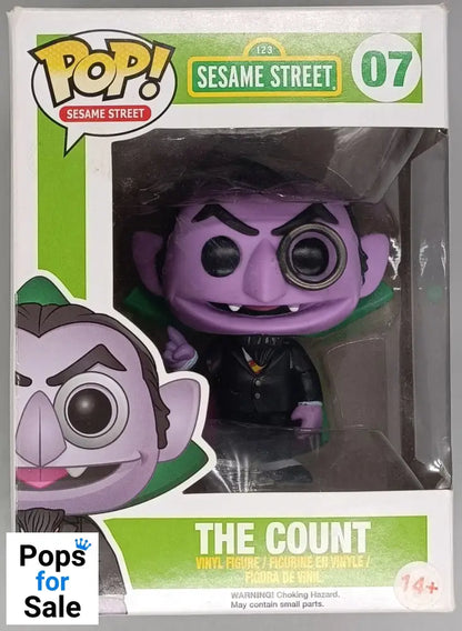 07 The Count - Sesame Street - Funko POP - Box Damaged