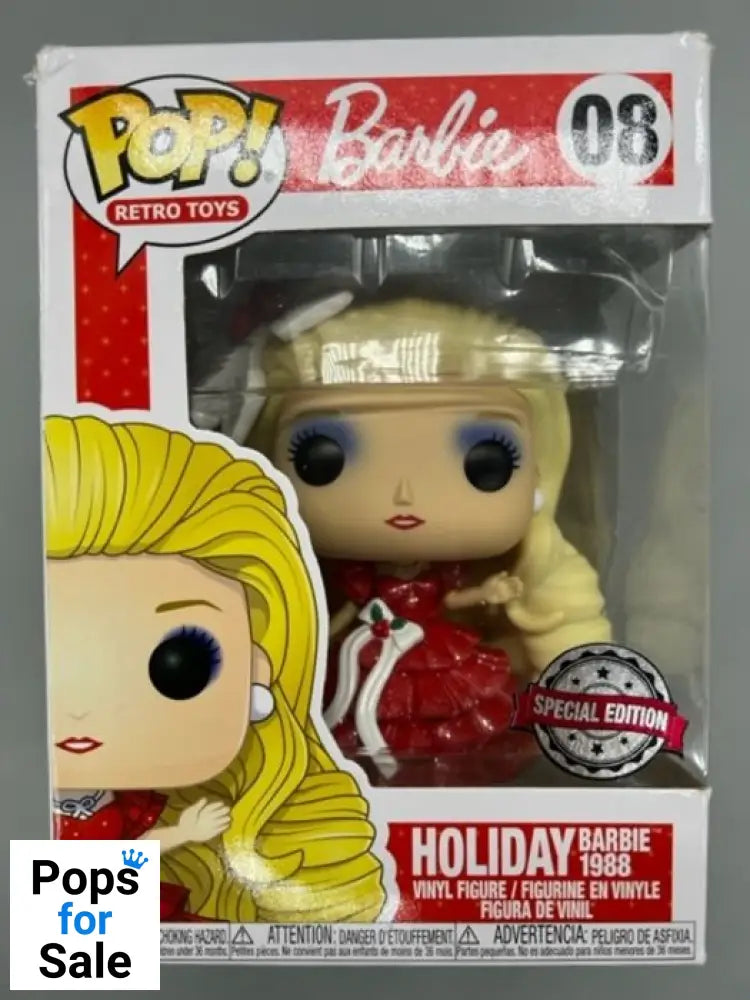 #08 Barbie (Holiday 1988) - Box Damaged Funko POP - PopsforSale.co.uk