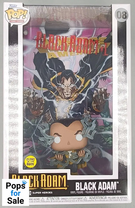 08 Black Adam - Glow - Comic Covers (DC) Funko POP