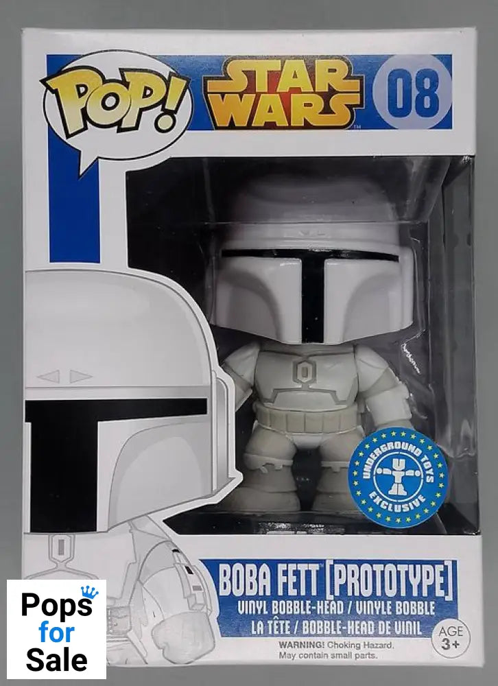 08 Boba Fett (Prototype) - Star Wars - Box Damaged Funko POP