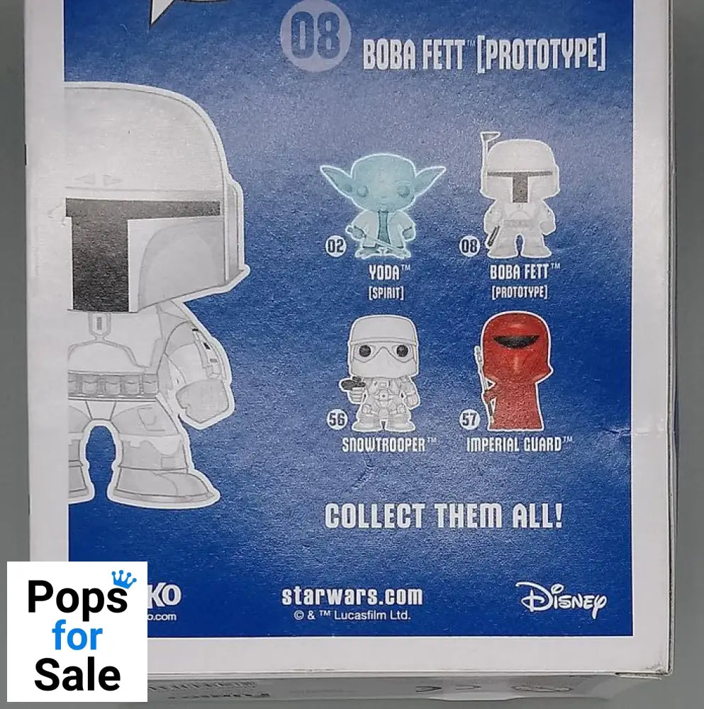 08 Boba Fett (Prototype) - Star Wars - Box Damaged Funko POP