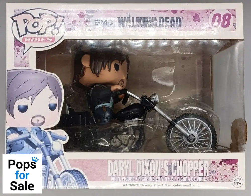 08 Daryl Dixon's Chopper - Rides - The Walking Dead - Box Damaged Funko POP