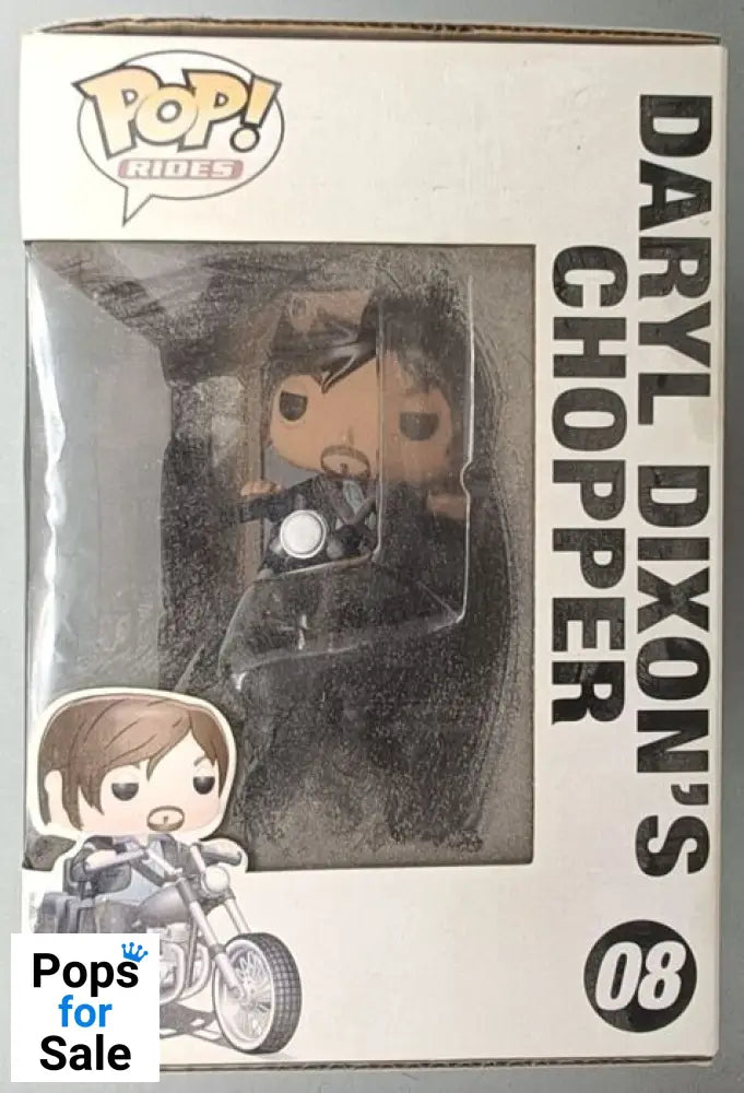 08 Daryl Dixon's Chopper - Rides - The Walking Dead - Box Damaged Funko POP