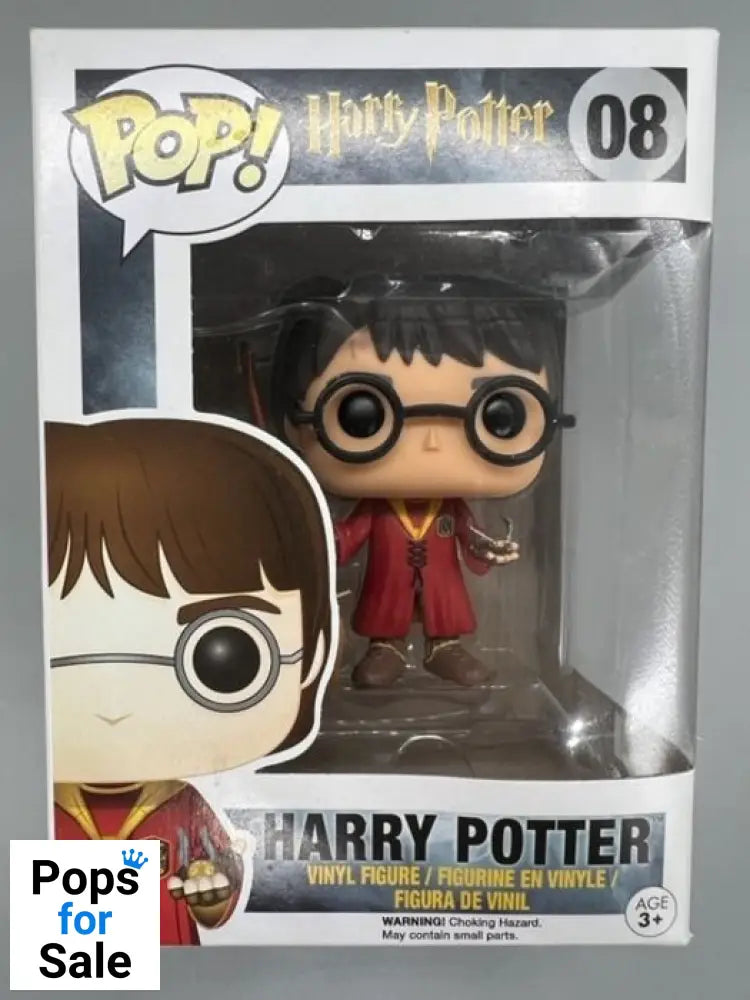 08 Harry Potter (Quidditch) - Harry Potter - Box Damaged Funko POP