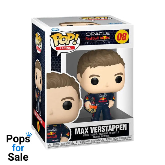 08 Max Verstappen W/Helmet - Oracle Red Bull Formula 1 F1 Funko Pop Preorder