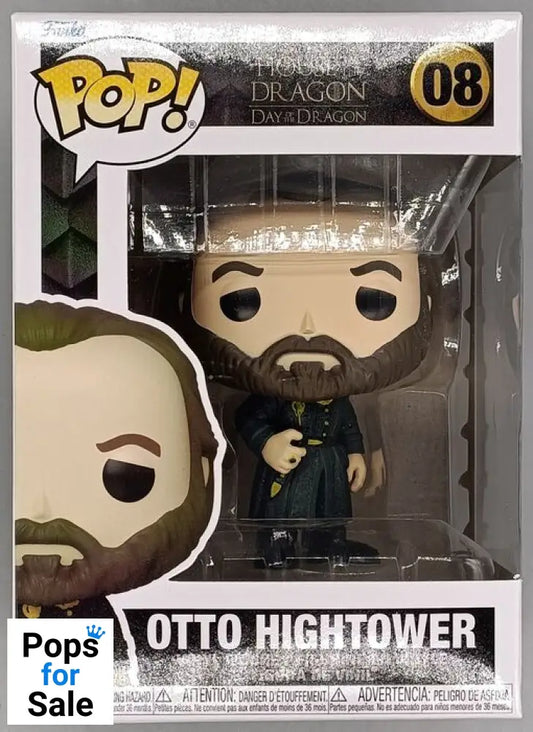 #08 Otto Hightower - House of the Dragon - Brand New Funko POP in Protector