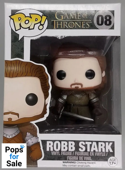 #08 Robb Stark - Game of Thrones - Box Damaged Funko POP