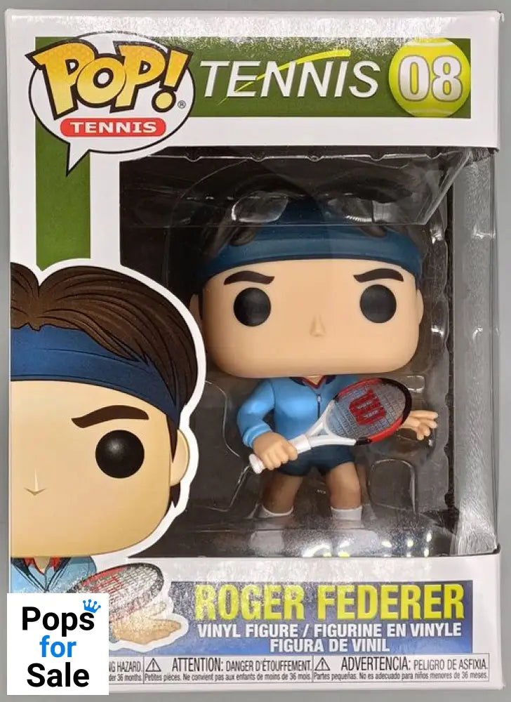 #08 Roger Federer - Tennis Funko POP - PopsforSale.co.uk