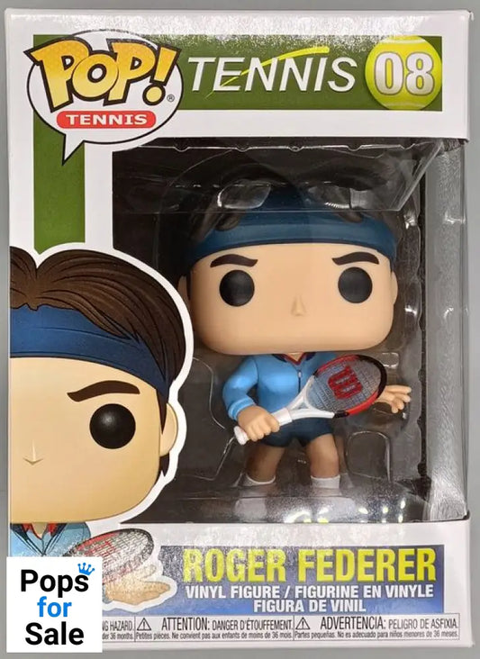 #08 Roger Federer - Tennis Funko POP - PopsforSale.co.uk