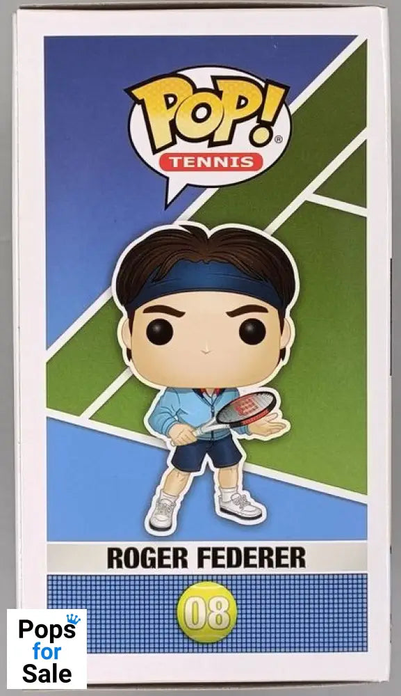 #08 Roger Federer - Tennis Funko POP - PopsforSale.co.uk