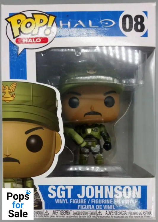 #08 Sgt Johnson - Halo Funko POP - PopsforSale.co.uk