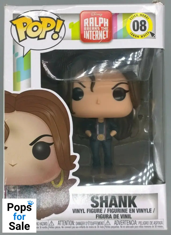 08 Shank - Disney Wreck-It-Ralph 2 - Box Damaged Funko POP