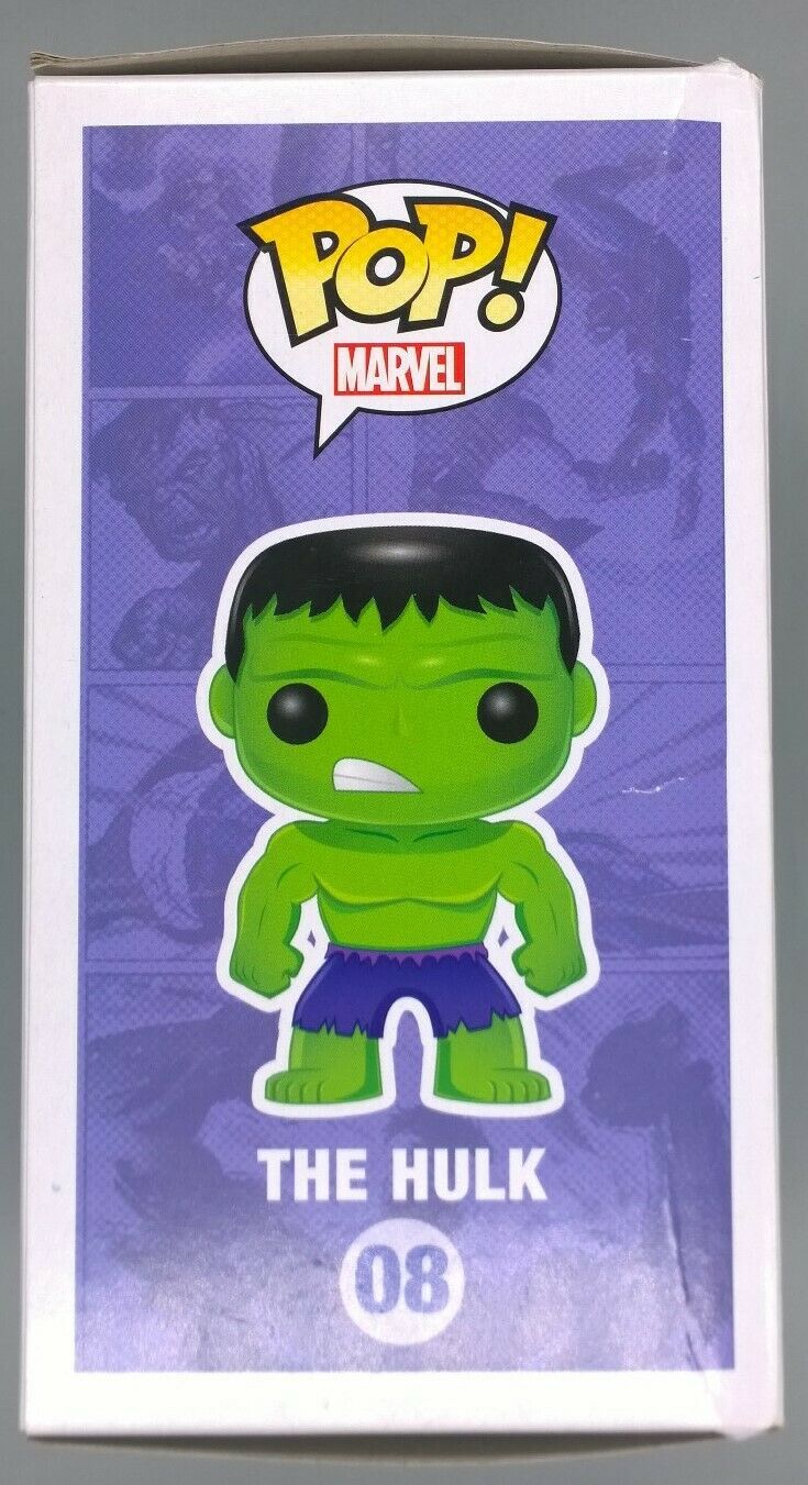 #08 The Hulk - Marvel - Box Damaged Funko POP - PopsforSale.co.uk