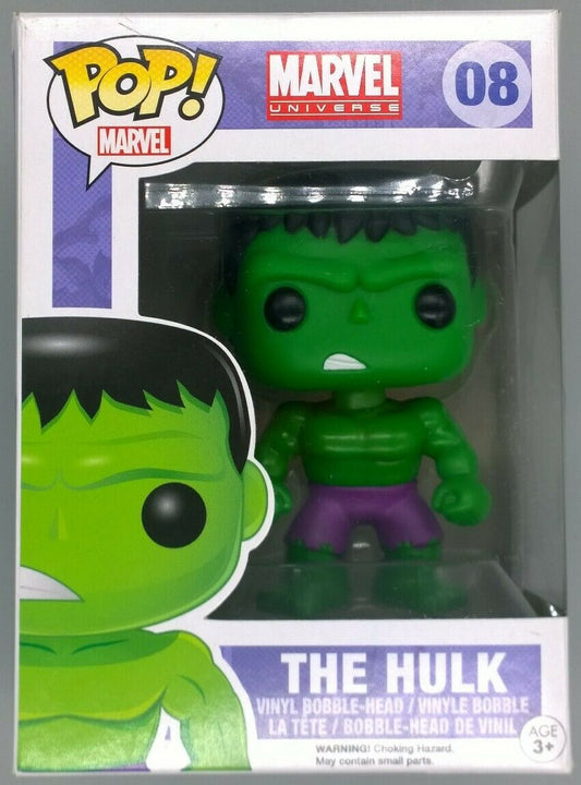 #08 The Hulk - Marvel - Box Damaged Funko POP - PopsforSale.co.uk