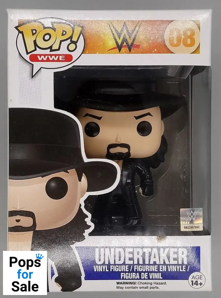 #08 Undertaker - WWE - Box Damaged Funko POP - PopsforSale.co.uk