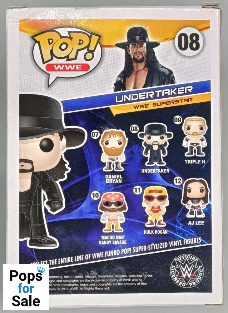 #08 Undertaker - WWE - Box Damaged Funko POP