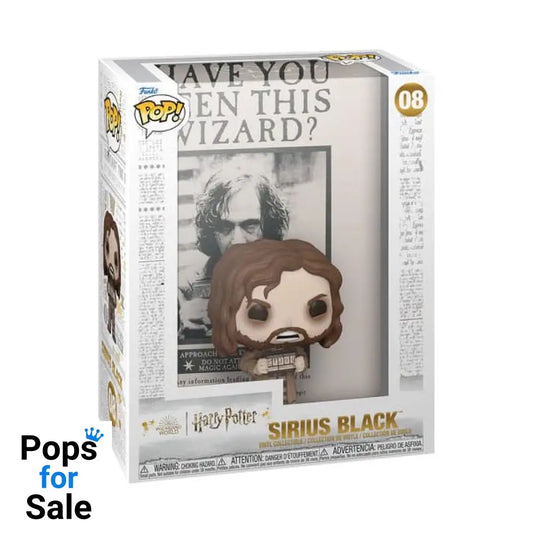 #08 Wanted Poster w/Sirius Black - Harry Potter Comic Cover Funko POP Preorder