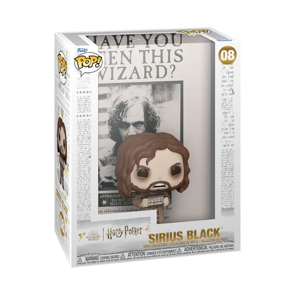 #08 Wanted Poster w/Sirius Black - Harry Potter Comic Cover Funko POP Preorder - PopsforSale.co.uk