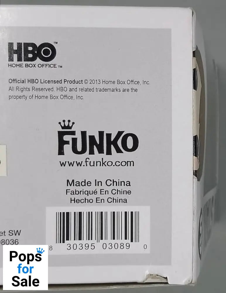 #09 Arya Stark - Game of Thrones - Box Damaged Funko POP