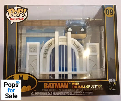 09 Batman (with The Hall of Justice) - Town - DC Funko POP - Box Damaged