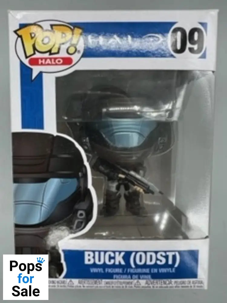 #09 Buck (ODST) - Halo - Box Damaged Funko POP - PopsforSale.co.uk