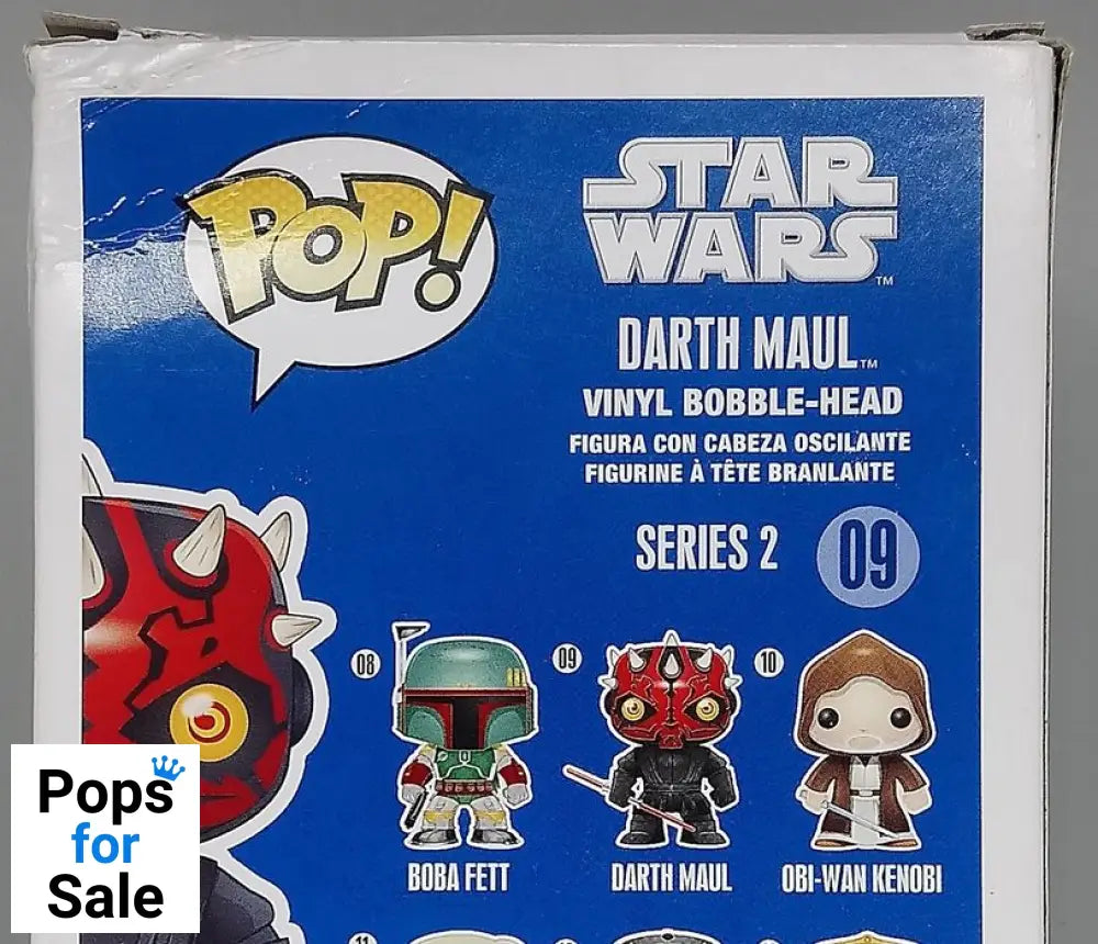 09 Darth Maul - Star Wars - Box Damaged Funko POP