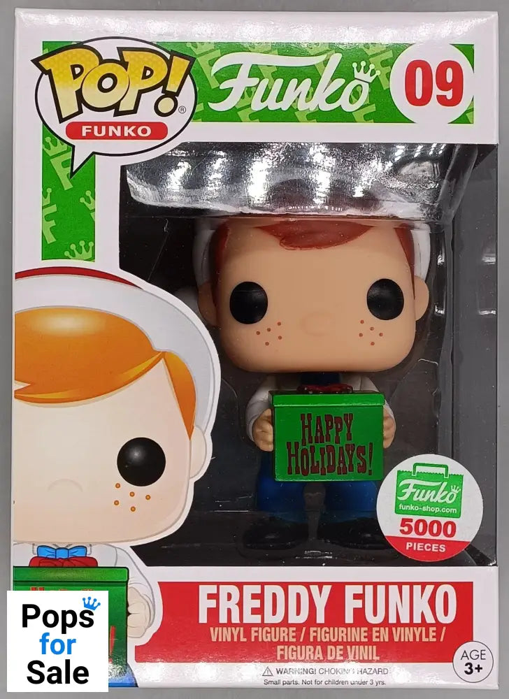 #09 Freddy Funko (Holidays) Funko (Freddy) 5,000pc LE Box Damaged Funko POP - PopsforSale.co.uk